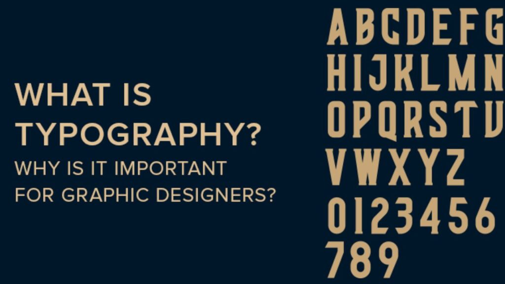 Typografi i logo design illustrasjon