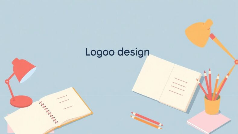 Moderne illustrasjon av designverktøy og arbeidsplass. {{brizy_dc_image_alt entityId=