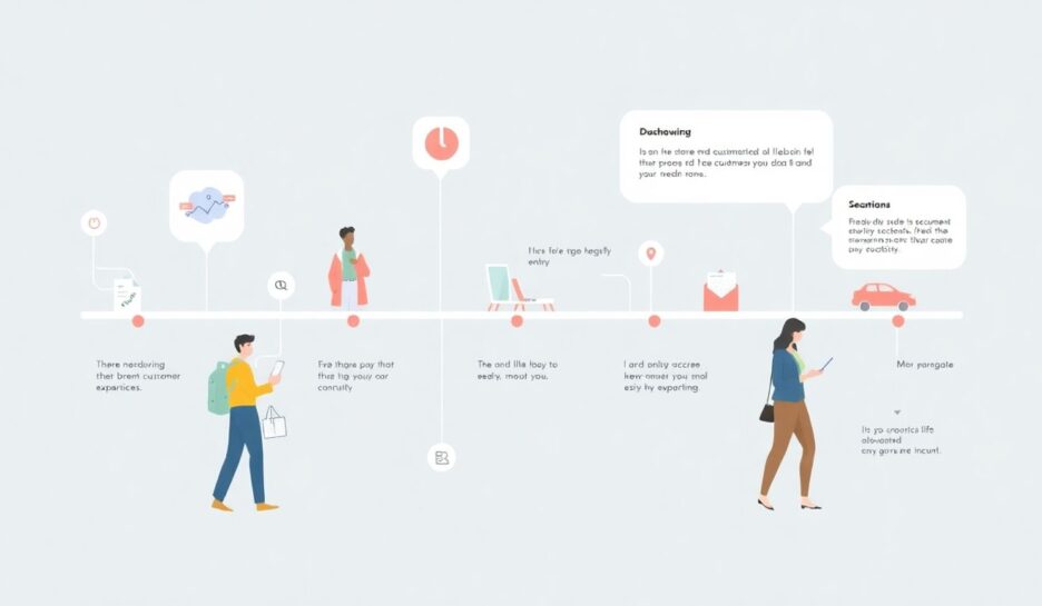 Illustrasjon av kundereisen og merkevarestrategi. {{brizy_dc_image_alt entityId=