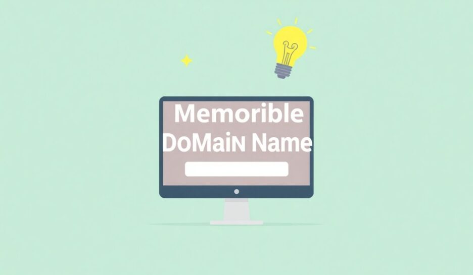 Moderne illustrasjon av et domenenavn konsept. {{brizy_dc_image_alt entityId=