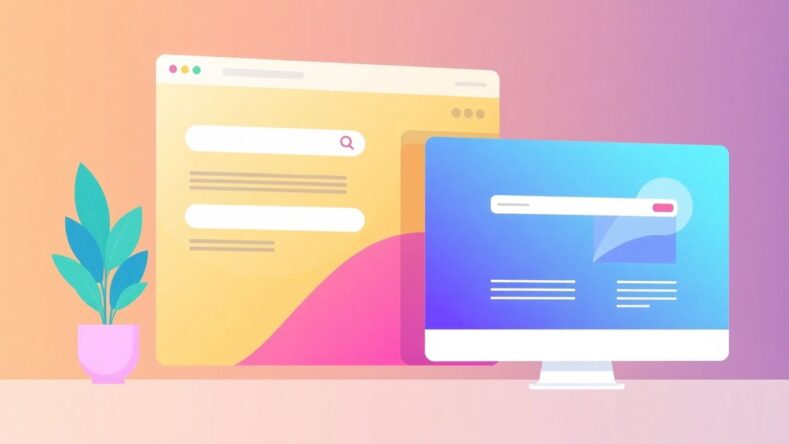 Moderne nettside med brukervennlig design og farger. {{brizy_dc_image_alt entityId=