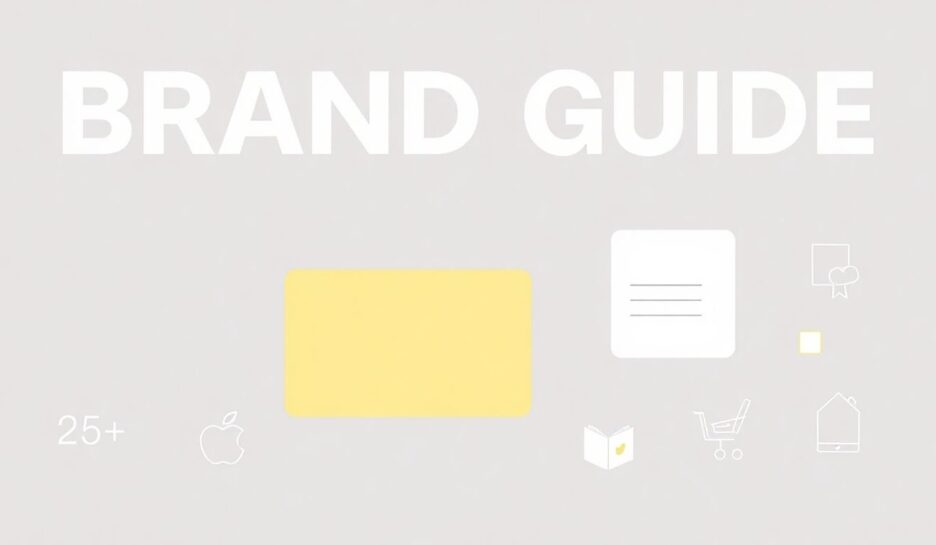 Illustrasjon av en brandguide med myke farger. {{brizy_dc_image_alt entityId=