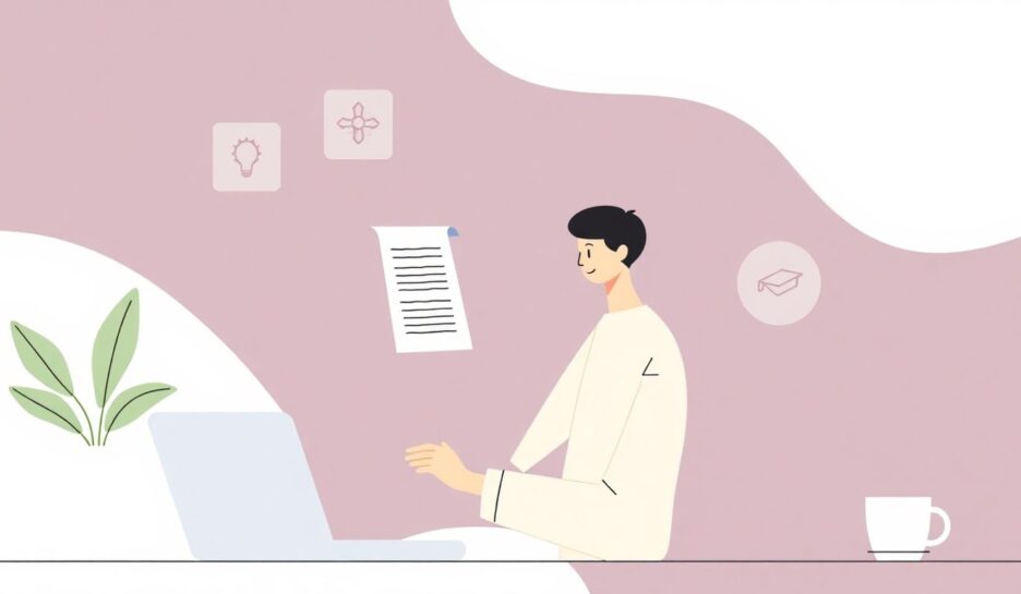 Person som jobber med laptop i et moderne kontor. {{brizy_dc_image_alt entityId=